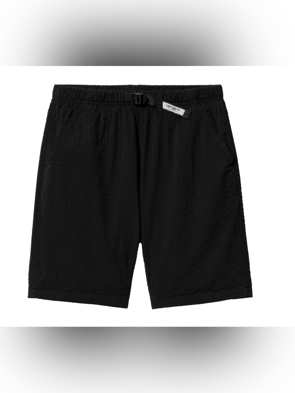 Sold Out Carhartt WIP Work In Progress Dryden Black Textured Belted Shorts